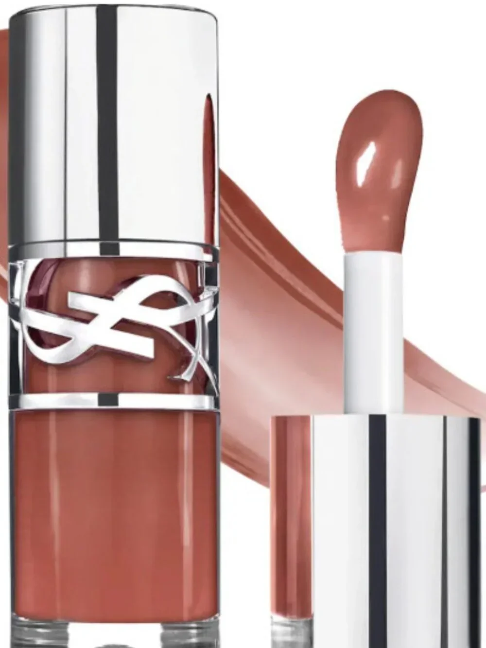 YSL Loveshine Plumping Lip Oil Gloss -  4 - HONEY PURE LOVE, NWT